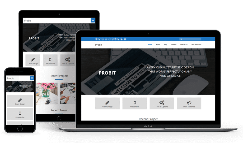 probit free wordpress theme