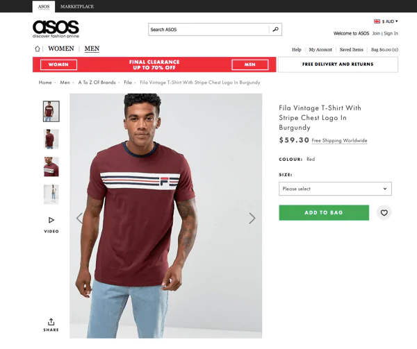 asos product page 1